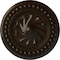 Ekena Millwork Foster Shell Ceiling Medallion (Fits Canopies up to 9 5/8"), Hand-Painted Bronze, 15 3/4"OD x 2"P CM15FOBZS - alternate 1